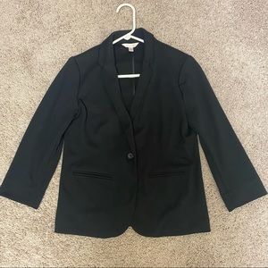 Black suit jacket blazer